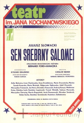Sen Srebrny Salomei -Teatr im Jana Kochanowskiego w Opolu- 1976.jpg